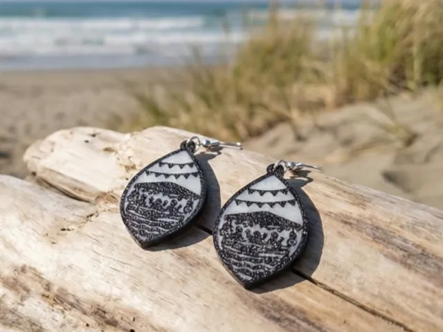 Pendientes "Os Caneiros"