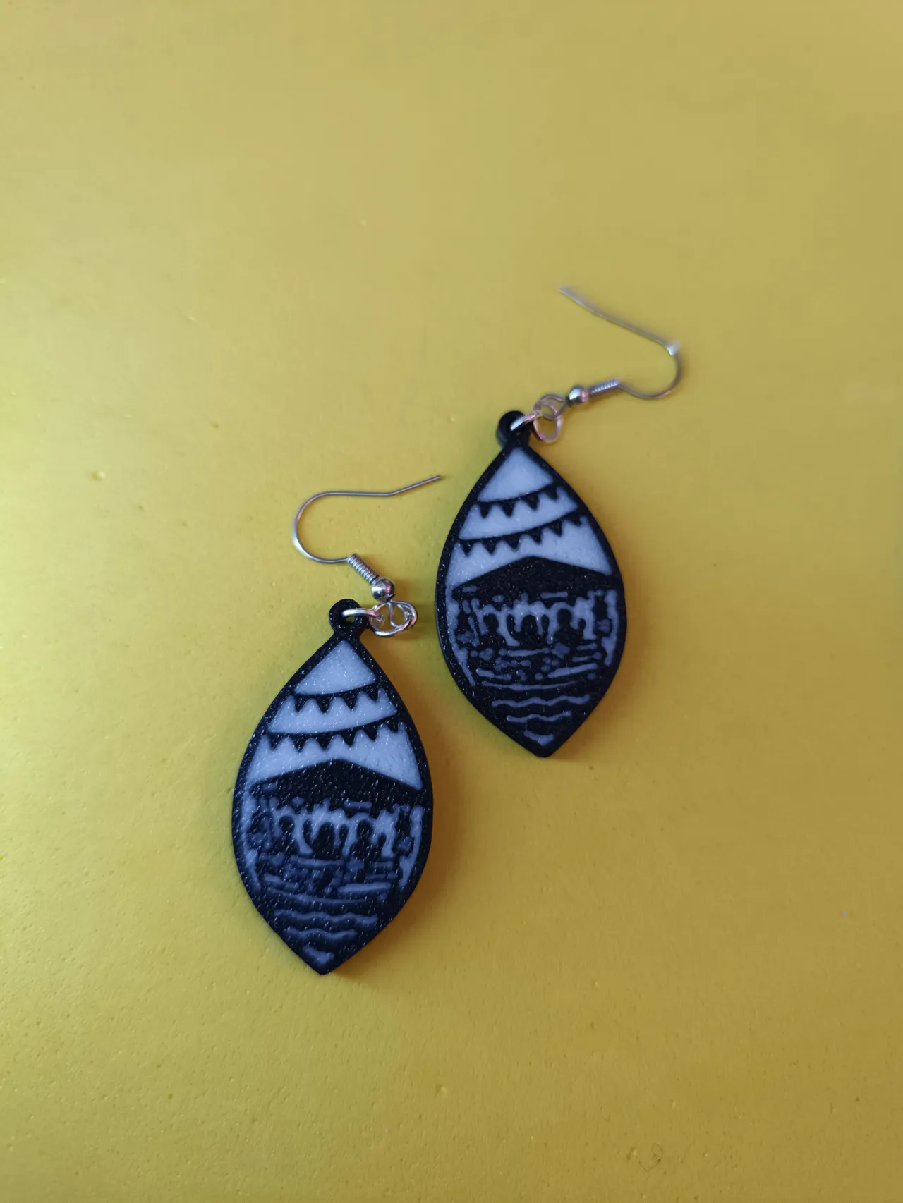 Pendientes "Os Caneiros" view 3
