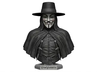 V for Vendetta bust