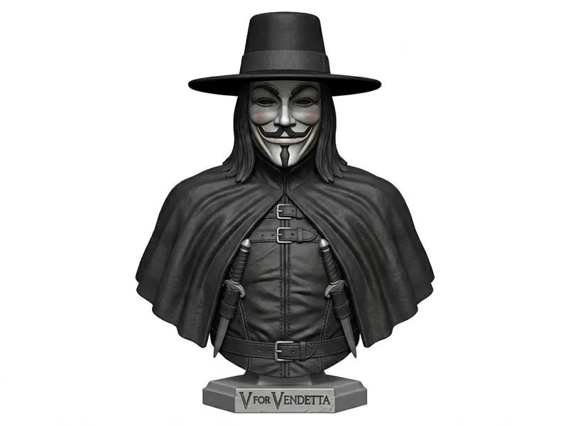 V  for Vendetta bust