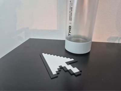 Retro Pixel Cursor Coaster