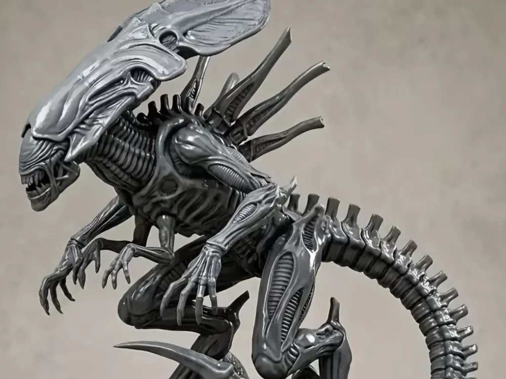 Modelo para impresión 3D: Alienkönigin. Referencia del modelo original.