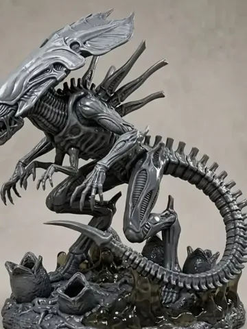 Modelo para impresión 3D: Alienkönigin — vista de referencia 2