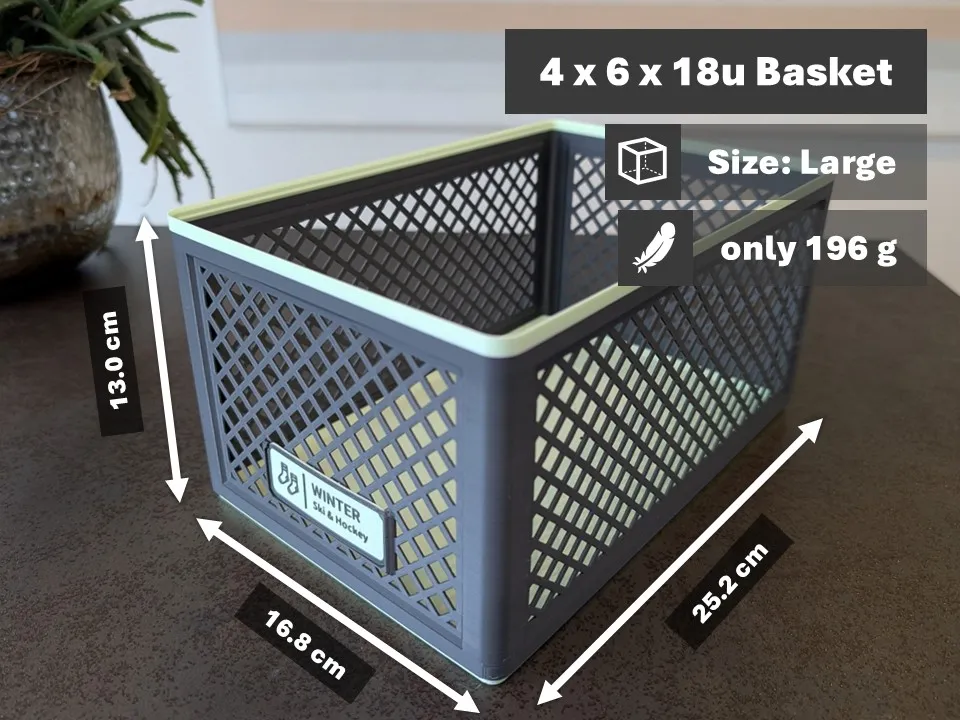 Big Storage Basket System – Size: Large view 3