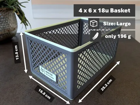 Big Storage Basket System – Size: Large view 3