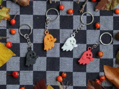Zombie Ghost Keychain | Autumn Series | Halloween