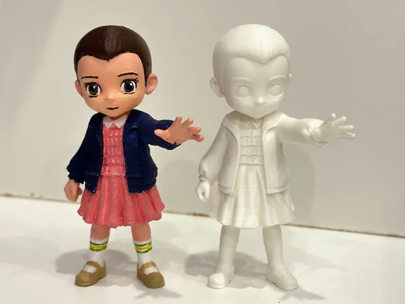 Eleven Stranger things , Girl Figurine, 3D Model