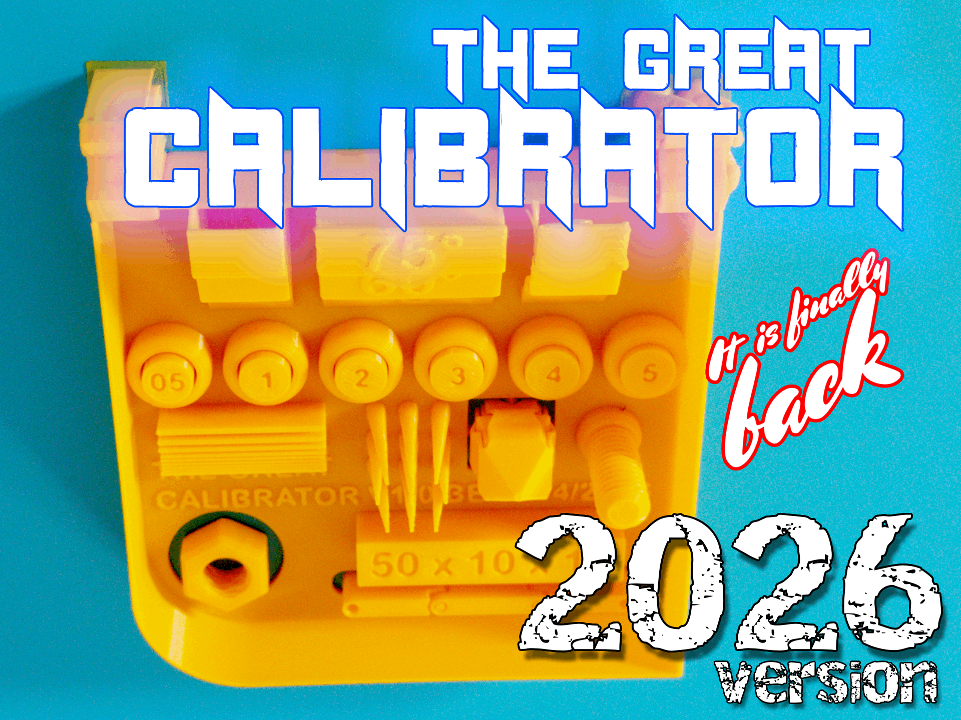 The Great Calibrator - 2026