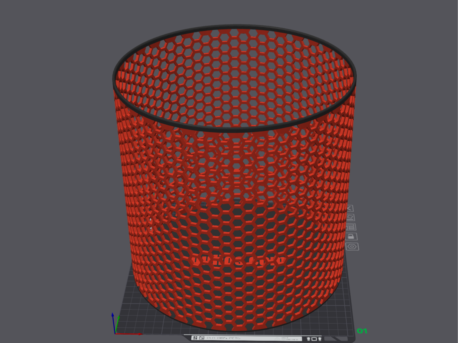 Honeycomb Basket – Large 250×250 mm