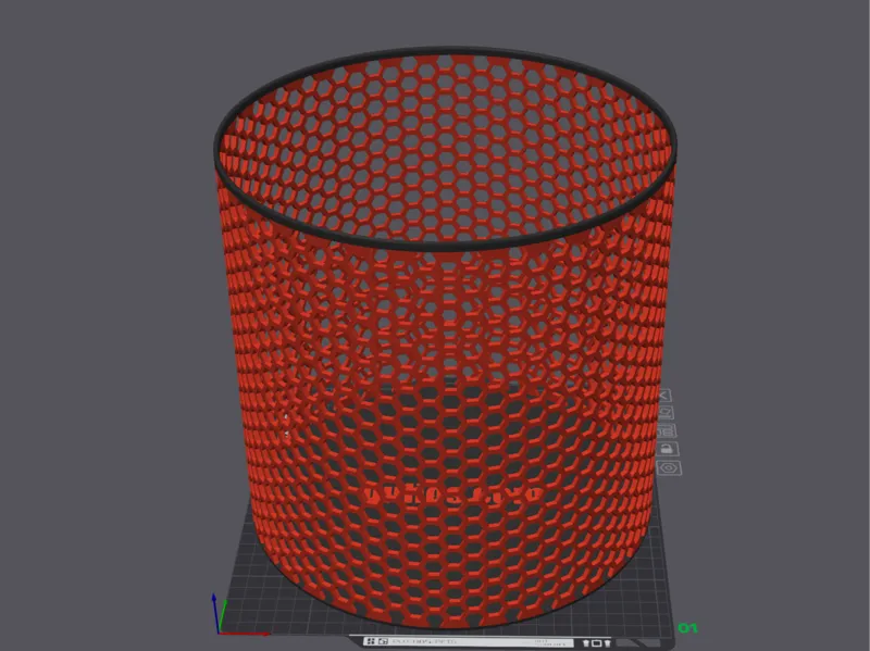 Honeycomb Basket – Large 250×250 mm