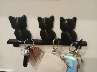 Cat Tail Key Rack