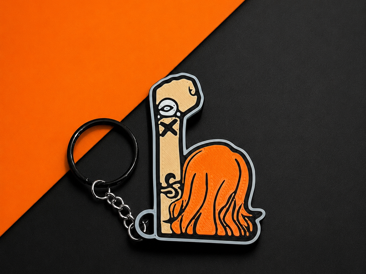 Nami from One Piece keychain