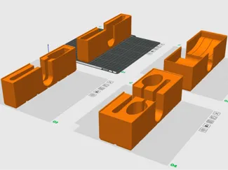 Modular Gridfinity Silverware System