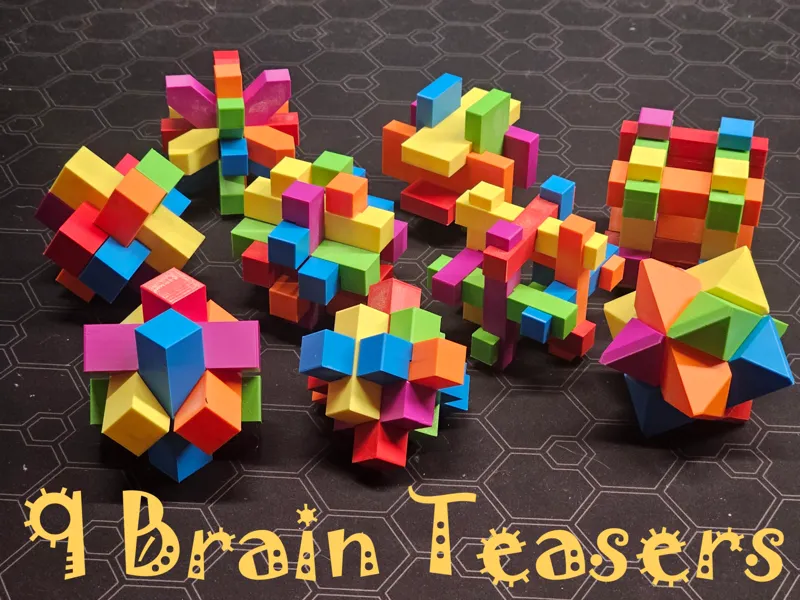 9 Brain Teasers with Varying Difficulty Levels