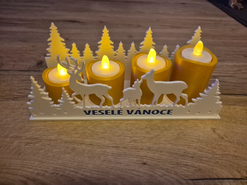 Christmas candlestick