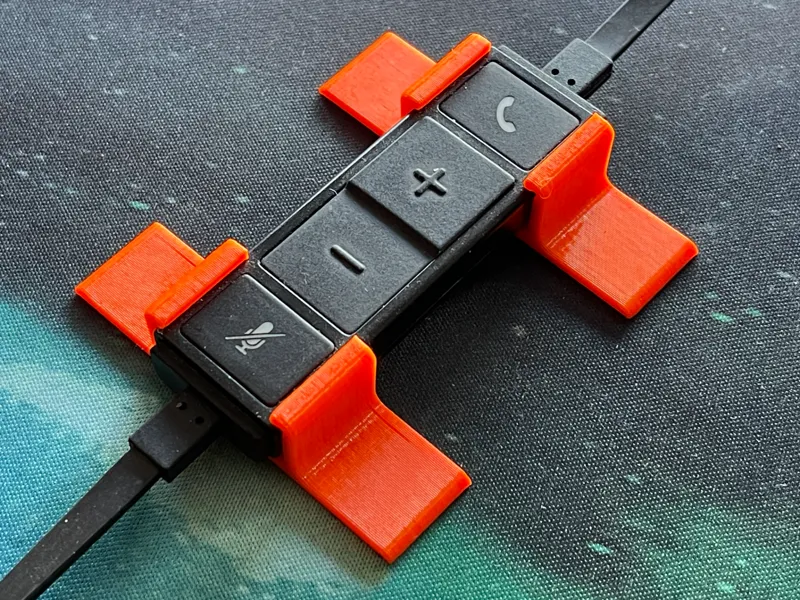 Logitech H650e remote holder - keeps remote flat