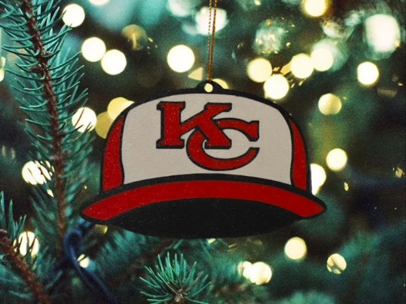 Kansas City Chiefs Hat Ornament