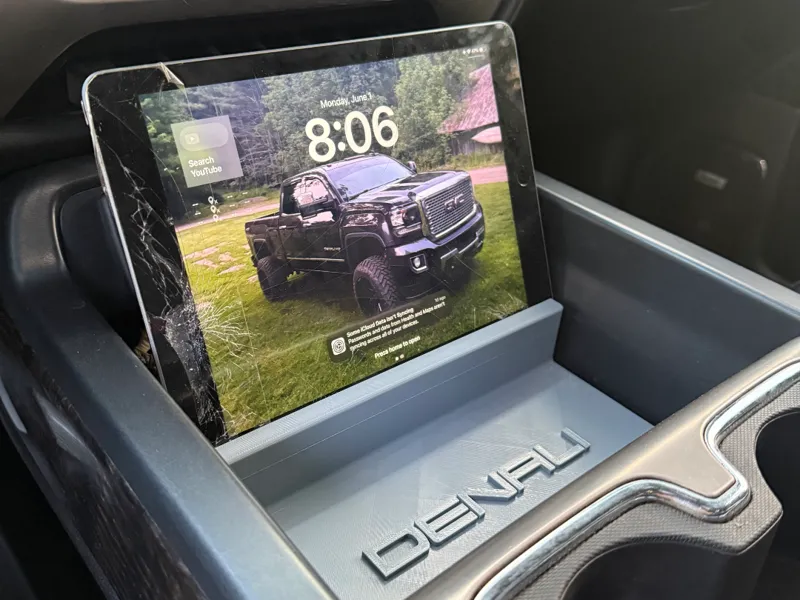 14-18 GMC Chevy 15-19 iPad center console