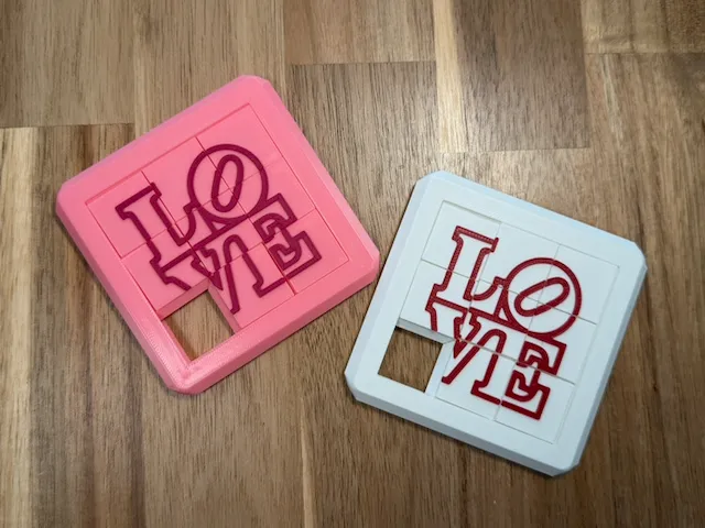 Valentine’s Day LOVE Sliding Tile Puzzle