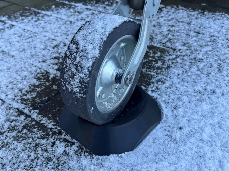 Anti Wegroll Sicherung Keil Stützrad Anhänger