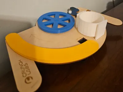 Hopper and holders for Crunchlabs disc launcher