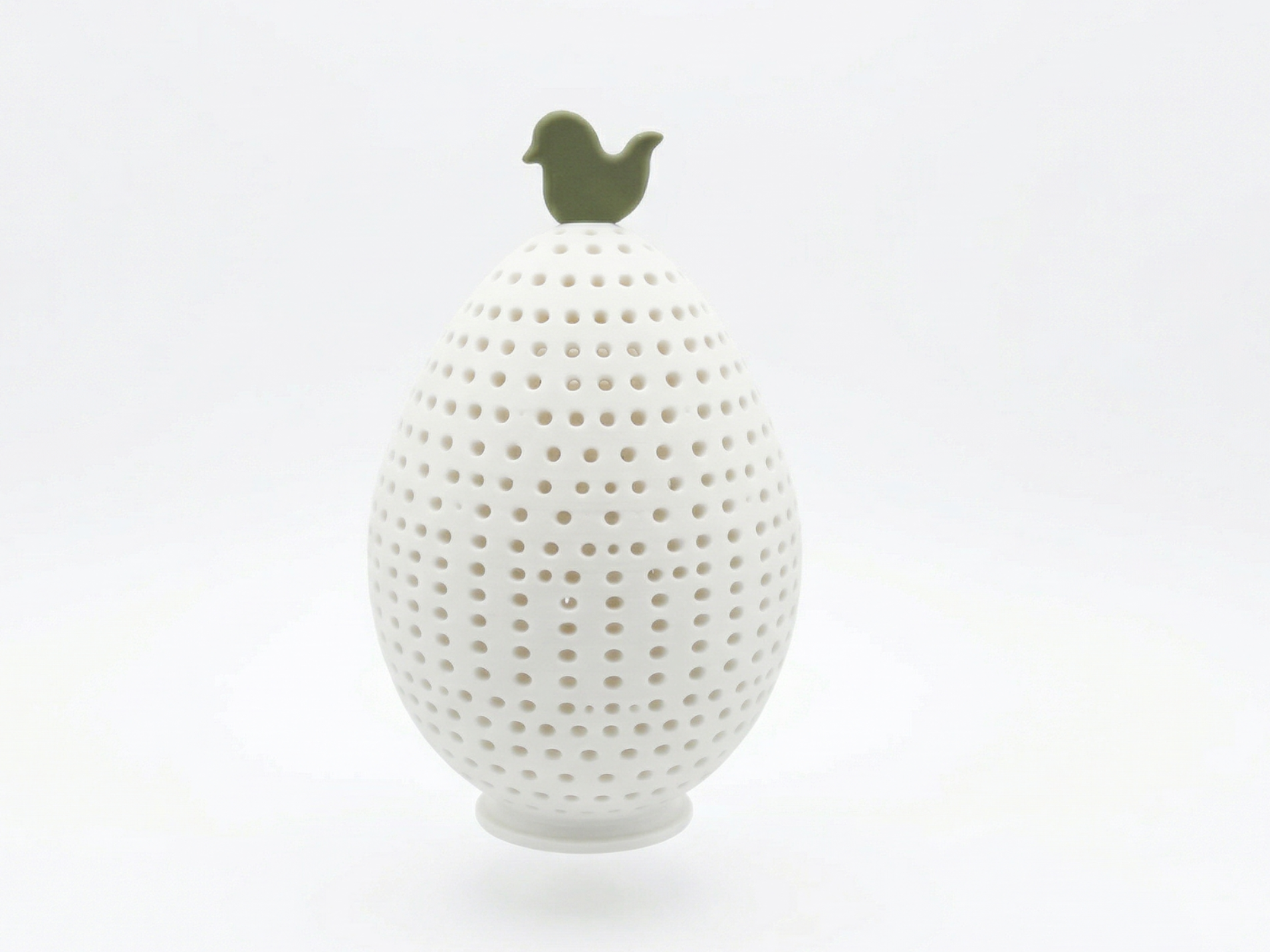 Decorative Easter Egg with Bird