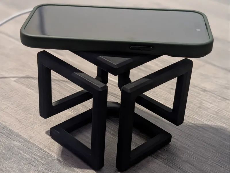 Infinity Cube Magsafe Charger / No Supports