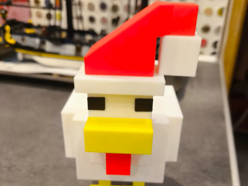 poulet minecraft noël NO AMS