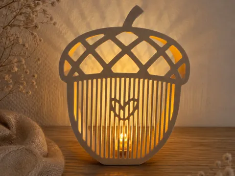 Modelo para impresión 3D: Eichel Licht Deko — referencia de MakerWorld