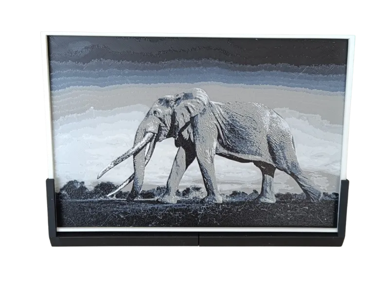 wild Elephant (HueForge)