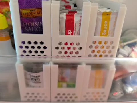 Organizador: Customized Stackable Sauce Packet Organizer — referencia de MakerWorld