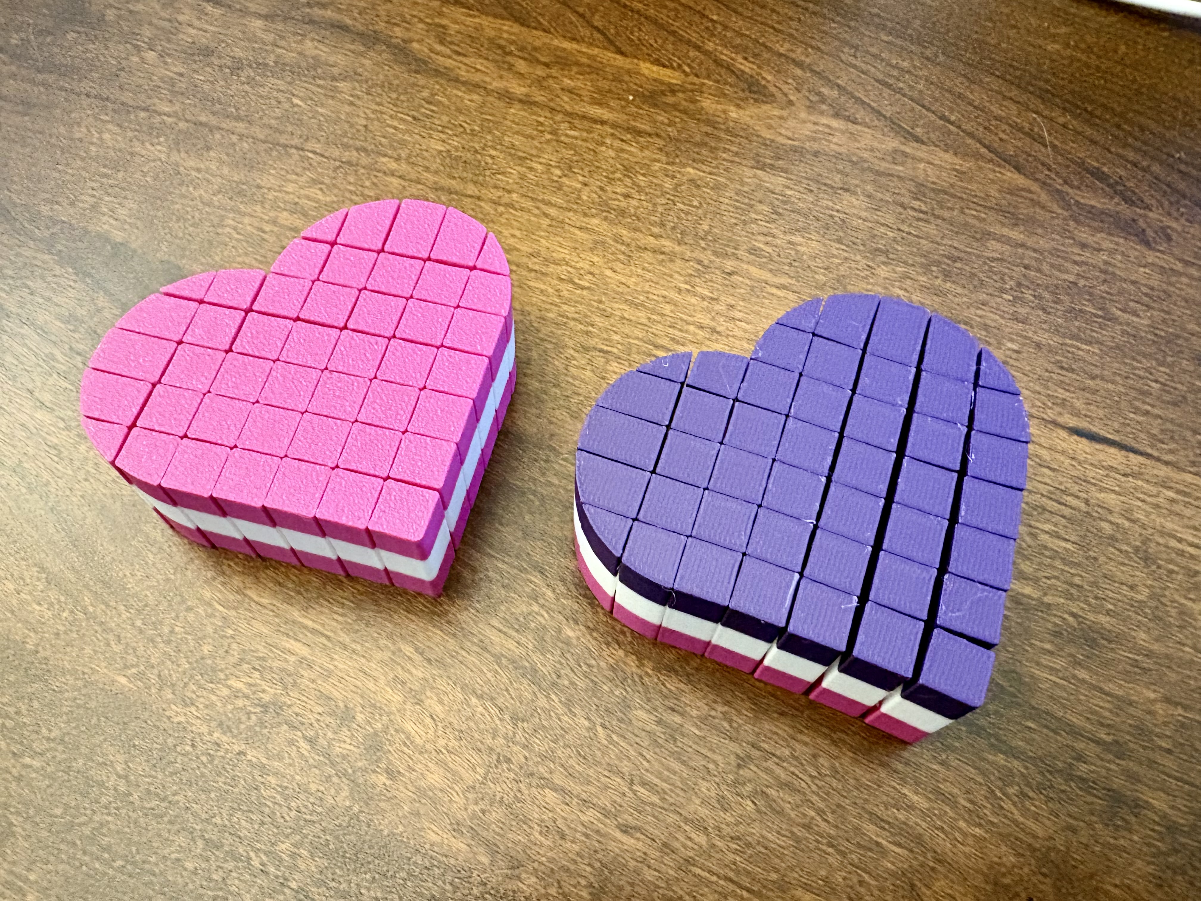 Miniatura 3 do modelo 3D Pixel Heart Fidget