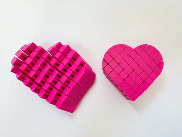 Pixel Heart Fidget