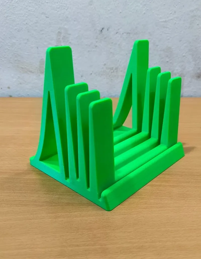 Simple stand, glass and plate holder.