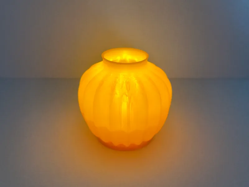 Halloween Vase Tea Light