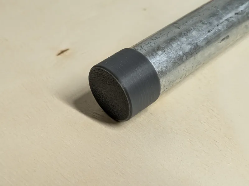 Screw-on End Cap for 3/4" (26.9 mm) Steel Pipe