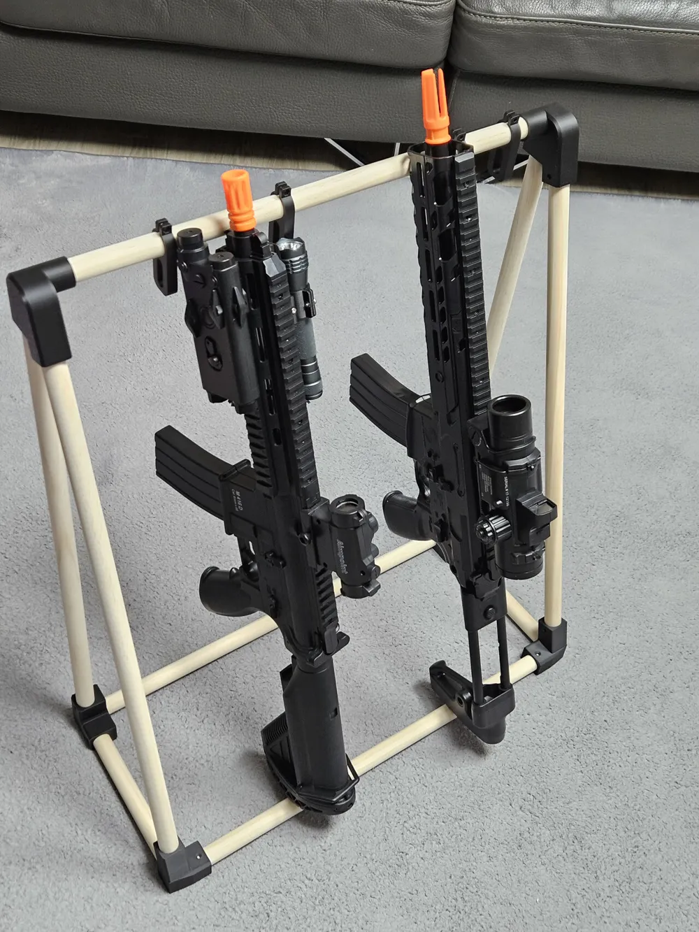 BB gun stand ( bbgun stand ) - Free 3D Print Model - MakerWorld