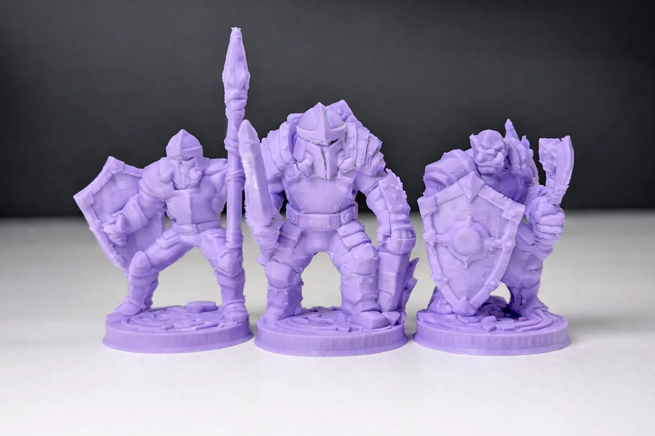Supportless Dragon & Orc 11 Pack - 32mm miniatures view 3