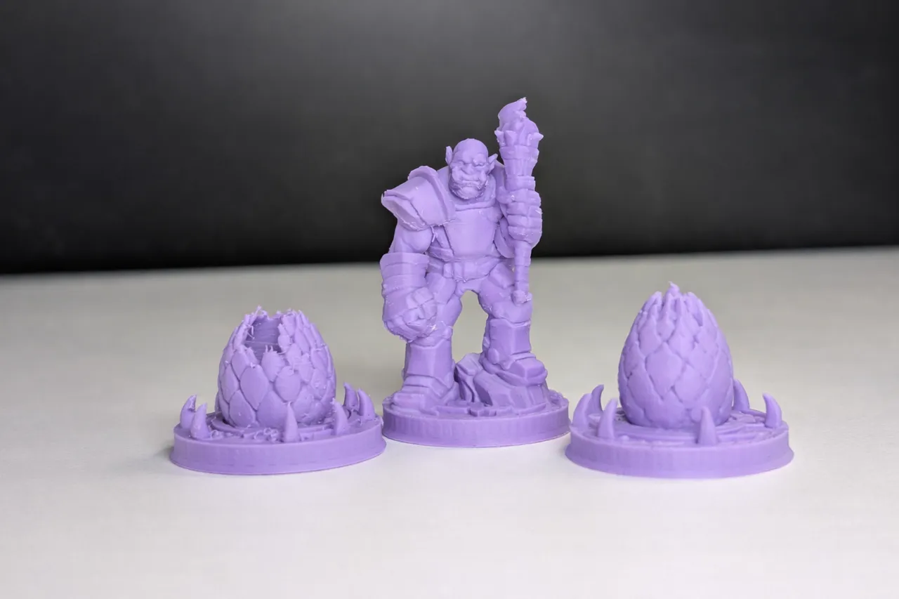 Supportless Dragon & Orc 11 Pack - 32mm miniatures view 4