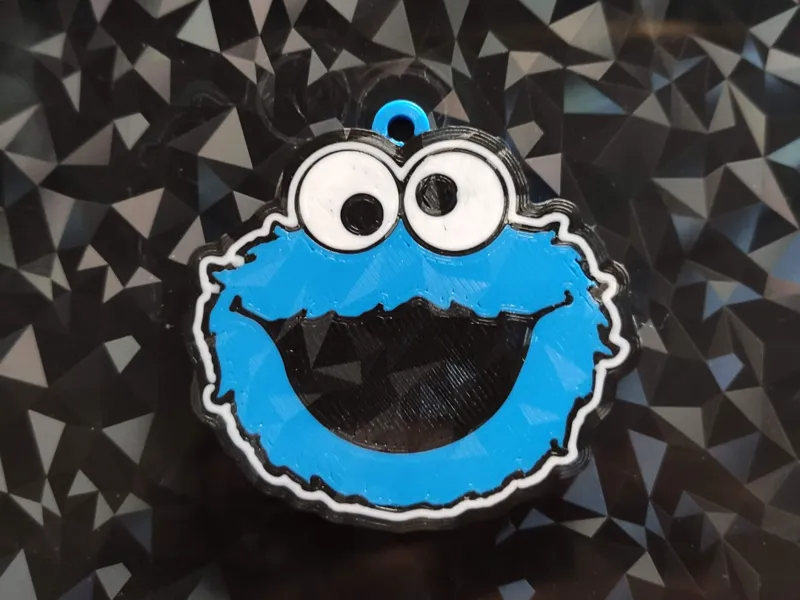 Keychain Cookie Monster
