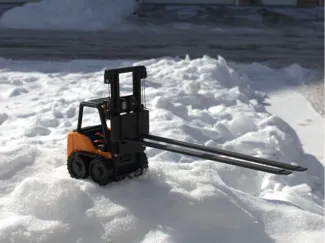 Comically Long Forks - Cyberbrick Forklift