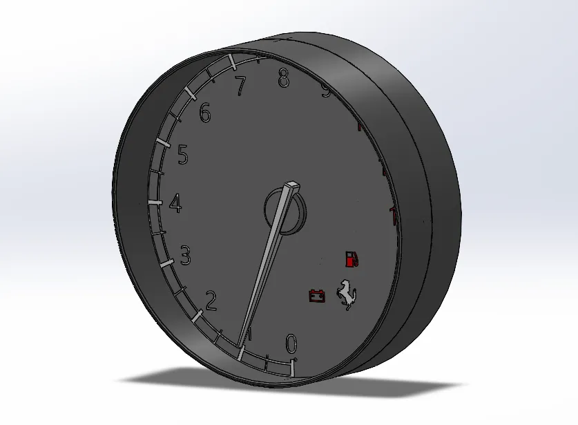 Ferrari 550 Clock by Creative Engineer MakerWorld: Download Free 3D Models