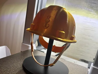Youth Fire Department Helmet Trophy