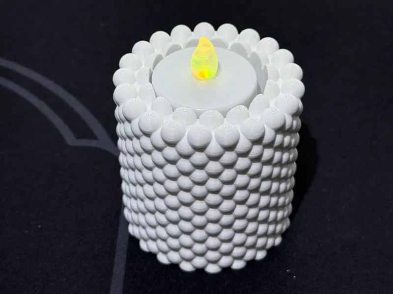 Geometric LED Tealight Holder