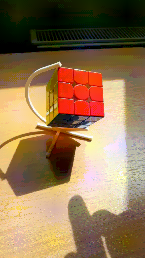 Spinning Cube Holder V2 Globe Design