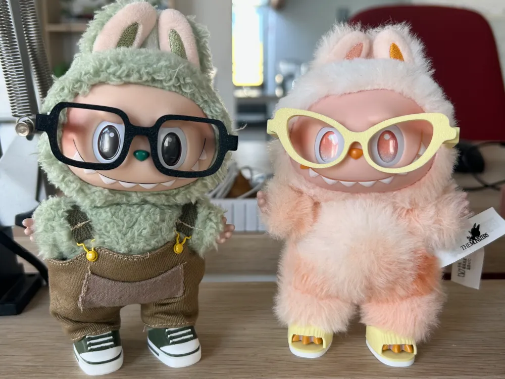 Ensemble de lunettes de conception spéciale, accessoire de collection décoratif, cadeau