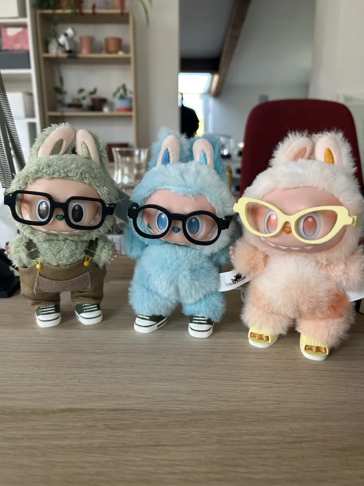 Ensemble de lunettes de conception spéciale, accessoire de collection décoratif, cadeau