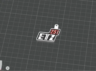 MZ ETZ251 Keychain