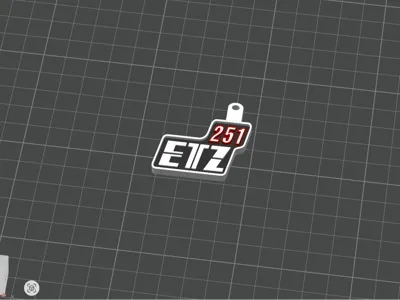 MZ ETZ251 Keychain