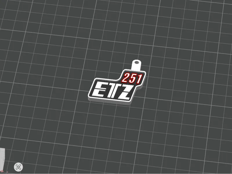 MZ ETZ251 Keychain